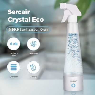 Elektrolize Su Üreten Sterilizasyon Spreyi Crystal Eco